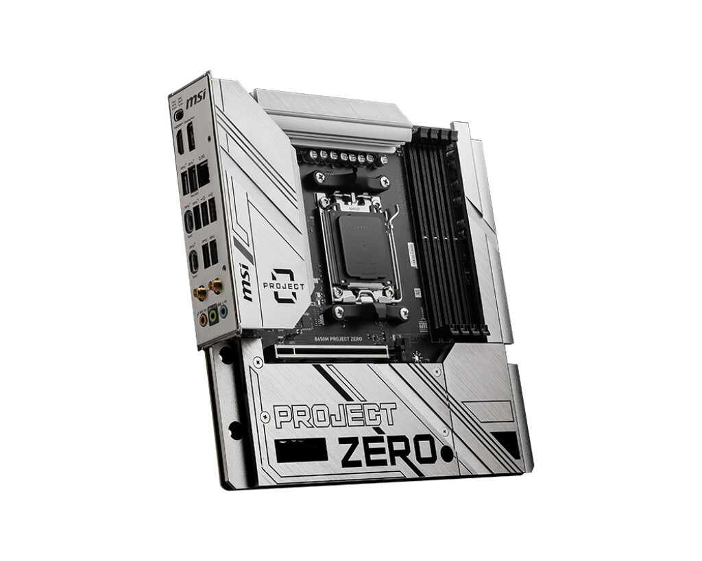 MSI B650M PROJECT ZERO micro ATX motherboard - AMD B650 Socket AM5