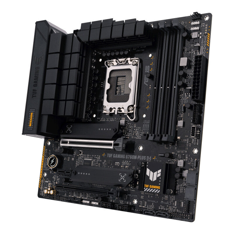 ASUS TUF GAMING B760M-PLUS D4 micro ATX motherboard - Intel B760 LGA 1700