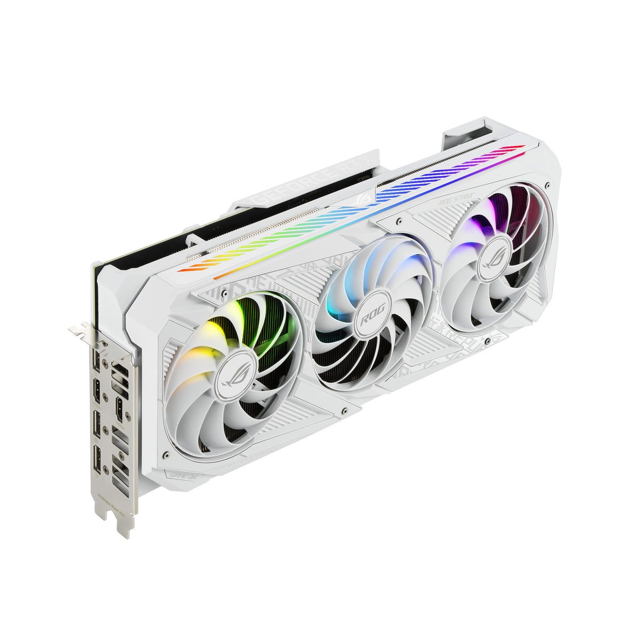 ASUS ROG STRIX V2 &quot;White Edition&quot; OC - NVIDIA 8 GB GDDR6 GeForce RTX 3070 graphics card