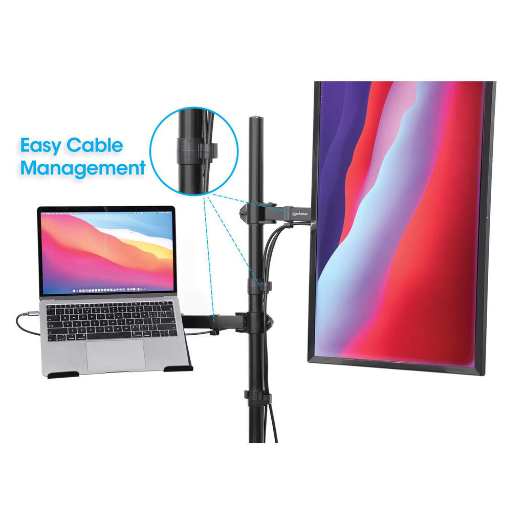 Manhattan 462136 - Desk monitor/laptop mount for 25.4 cm (10&quot;) to 81.3 cm (32&quot;)