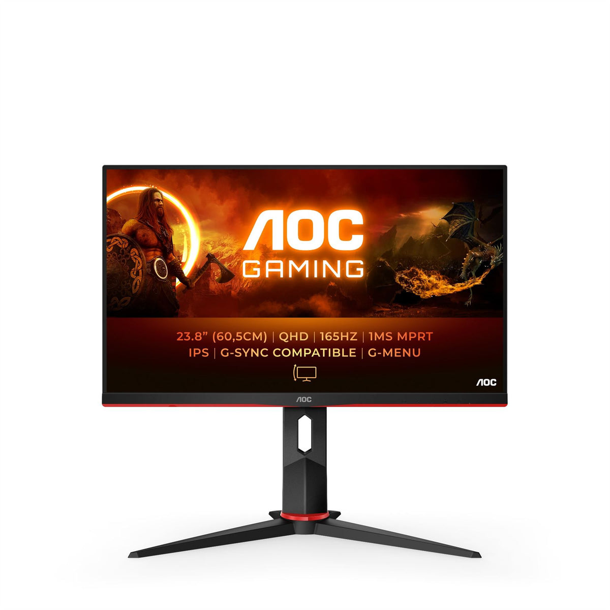 AOC G2 Q24G2A/BK computer monitor 60.5 cm (23.8&quot;) 2560 x 1440