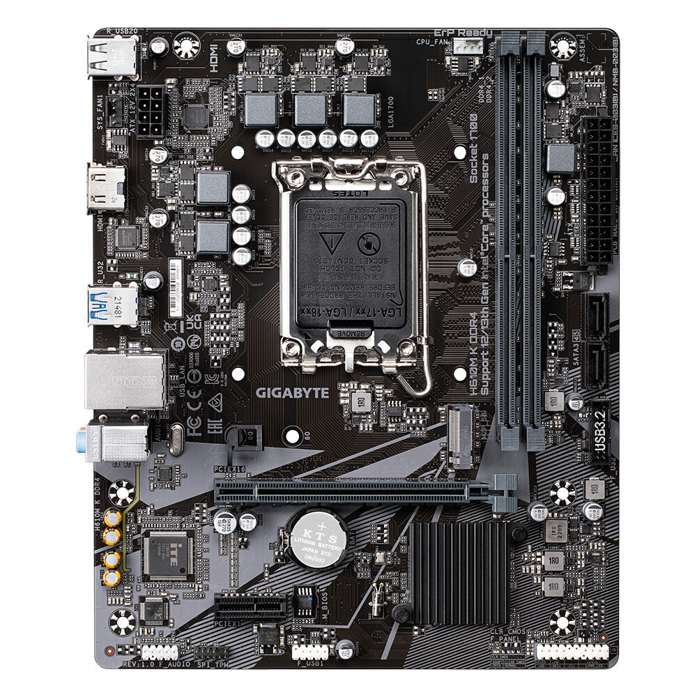 GIGABYTE H610M K ATX motherboard - Intel Z790 LGA 1700