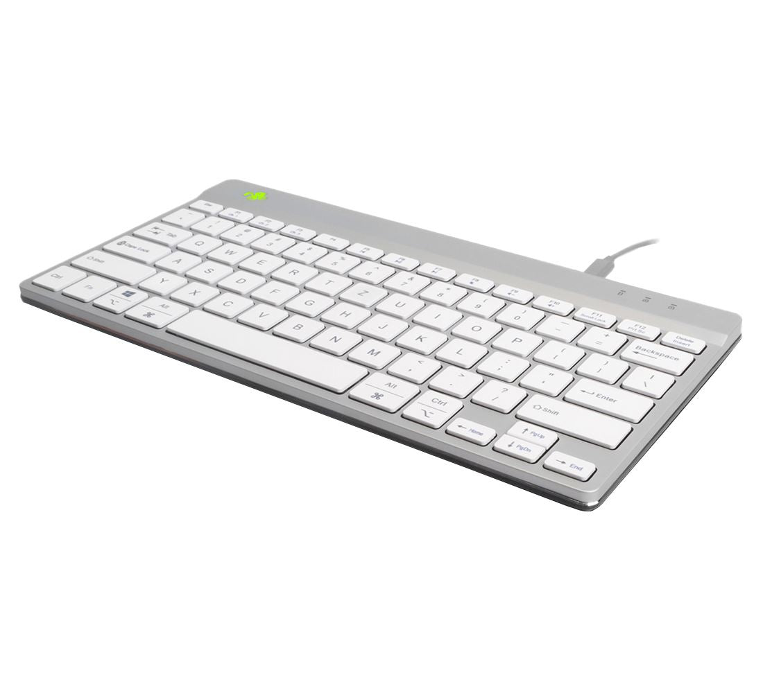 R-Go Tools Compact Break R-Go keyboard QWERTZ (CH), wired, white