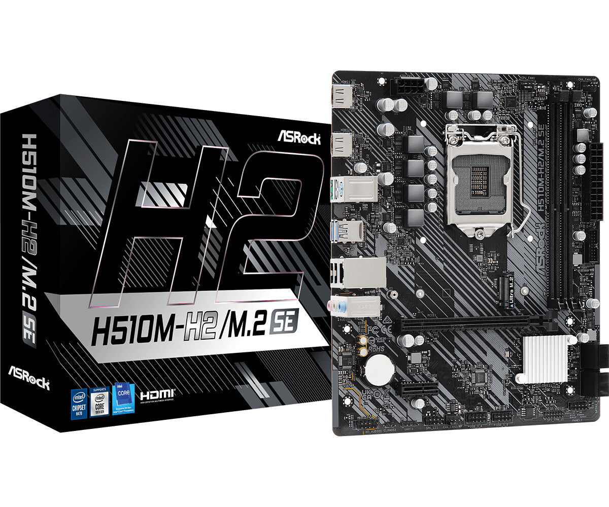 Asrock H510M-H2/M.2 SE micro ATX motherboard - Intel H470 LGA 1200