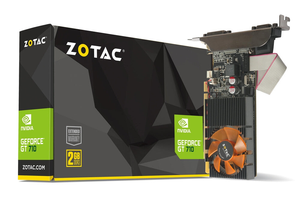 Zotac - NVIDIA 2 GB GDDR3 GeForce GT 710 graphics card