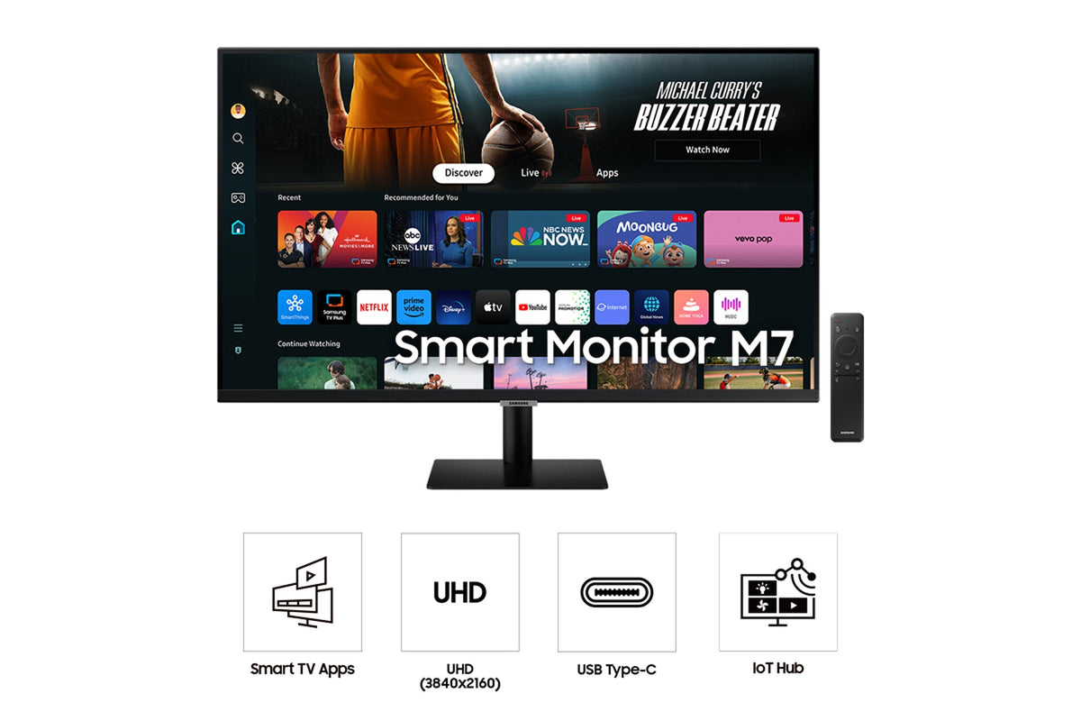 Samsung 32&quot; M70D - 81.3 cm (32&quot;) - 3840 x 2160 pixels 4K Ultra HD LED Monitor