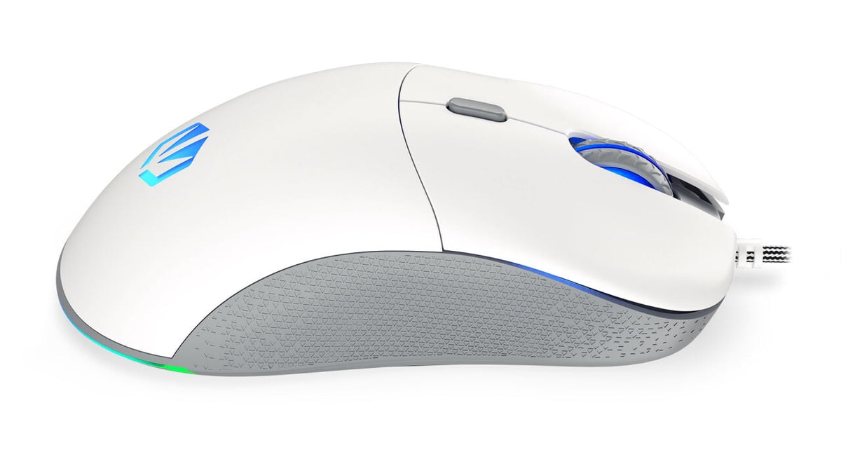 ENDORFY GEM - USB Type-C Wired Optical Mice in White - 8,000 DPI