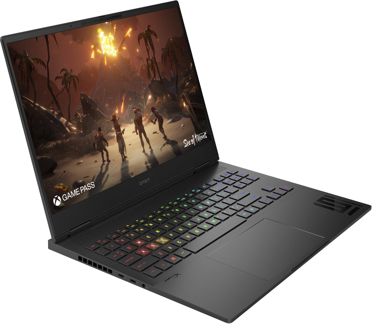 HP OMEN 16 Laptop - 40.6 cm (16&quot;) - Intel® Core™ i7-14700HX - 32 GB DDR5-SDRAM - 1 TB SSD - NVIDIA GeForce RTX 4070 - Wi-Fi 7 - Windows 11 Home - Black