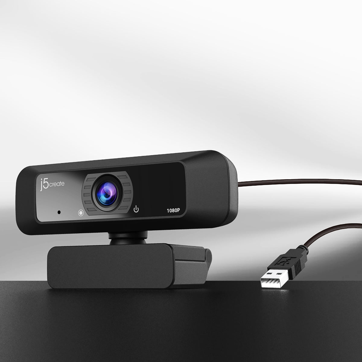 j5create JVCU100 - USB Wired 1080p HD Webcam