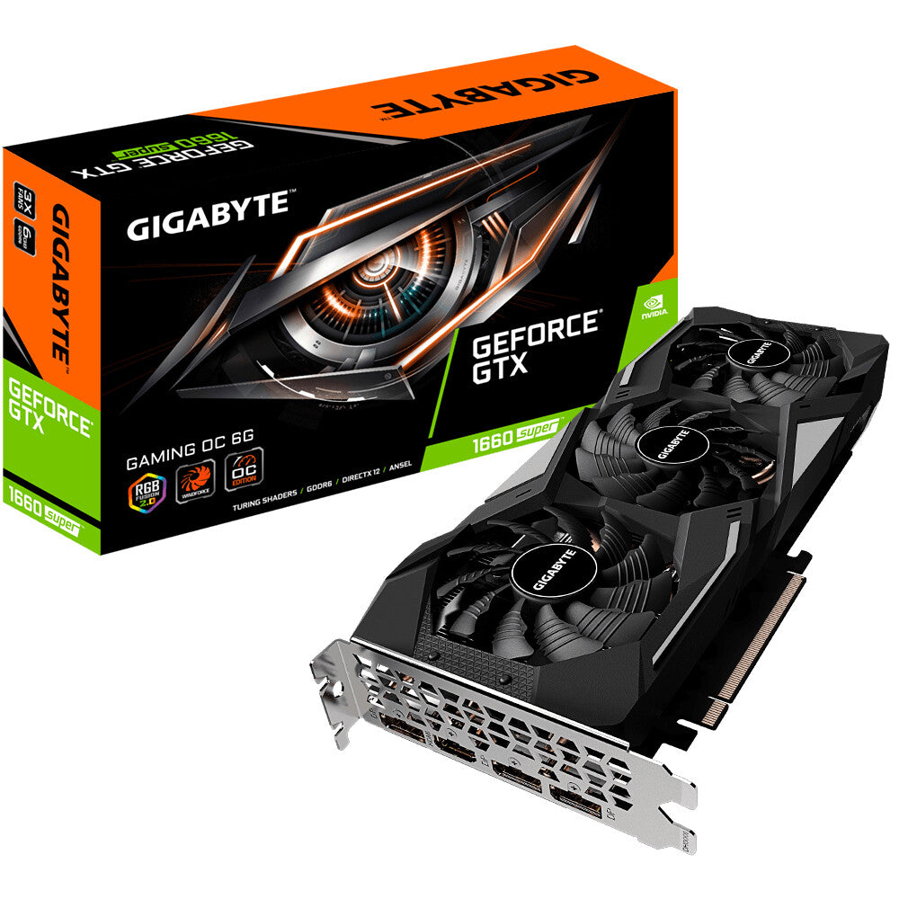 GIGABYTE GAMING OC - NVIDIA 6 GB GDDR6 GeForce GTX 1660 SUPER graphics card