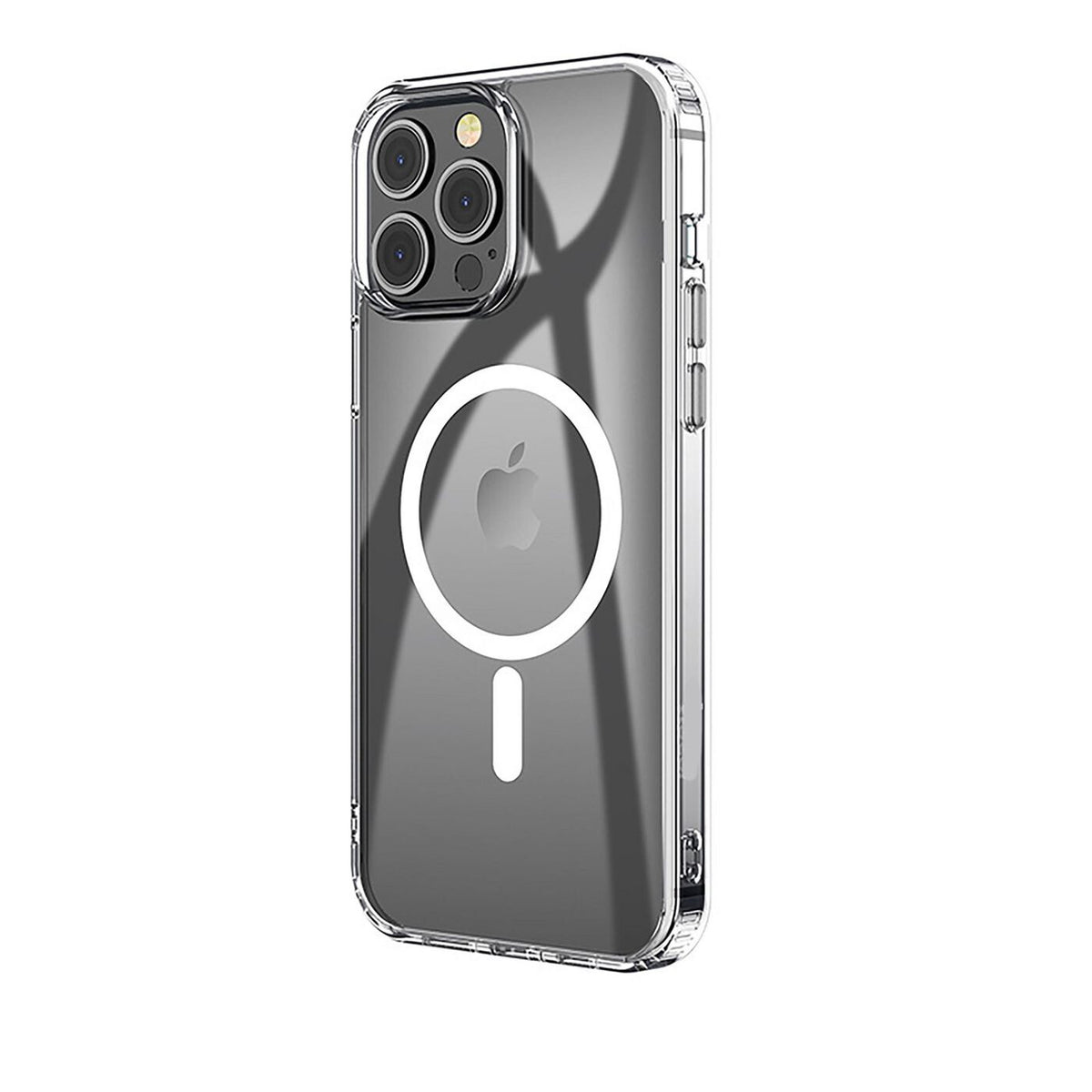 eSTUFF BERLIN Magnetic Hybrid mobile phone case for iPhone 14 Pro Max in Transparent