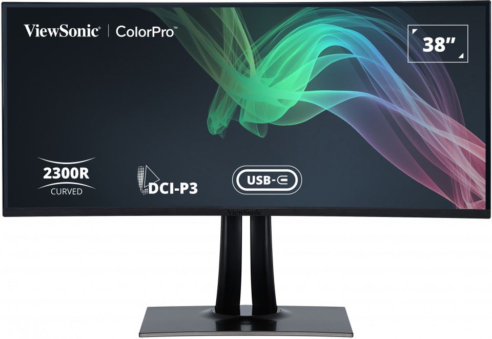 Viewsonic VP3881A Computer Monitor 96.5 cm (38&quot;) 3840 x 1600 pixels Quad HD+ LED Black