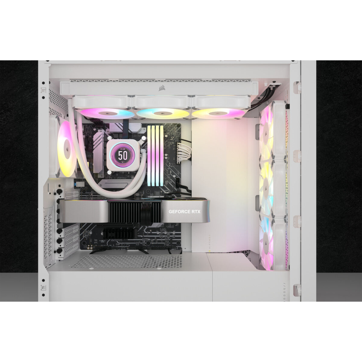 Corsair iCUE H150i ELITE XT - All-in-one Liquid Processor Cooler in White - 360mm