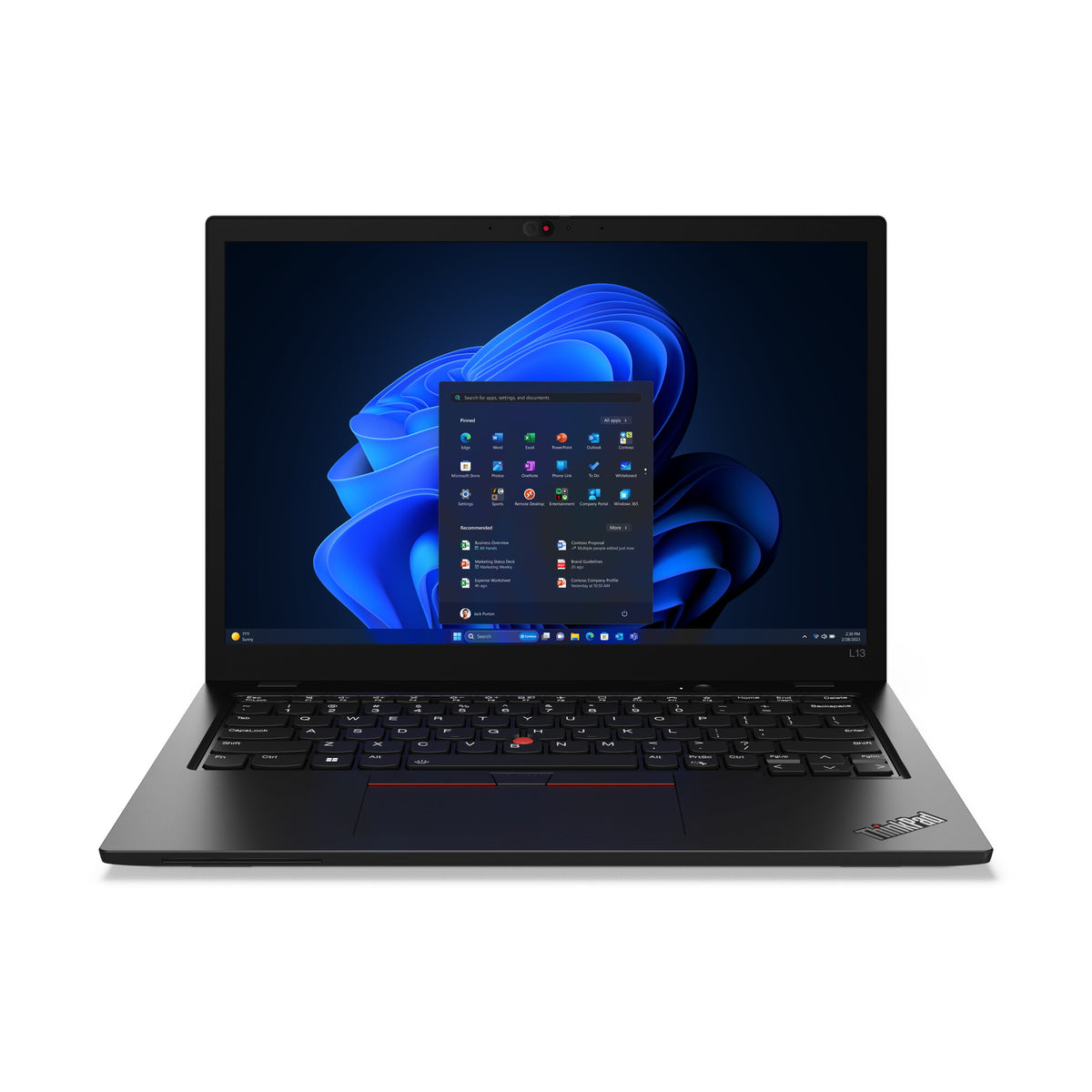 Lenovo ThinkPad L13 Laptop - 33.8 cm (13.3&quot;) - Intel Core Ultra 7 155U - 16 GB LPDDR5-SDRAM - 512 GB SSD - Wi-Fi 6E - Windows 11 Pro - Black