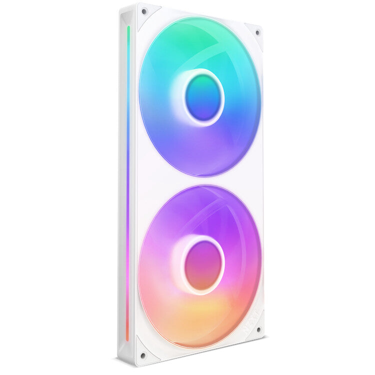 NZXT F240 RGB Core - Computer Case Fan in White - 240mm