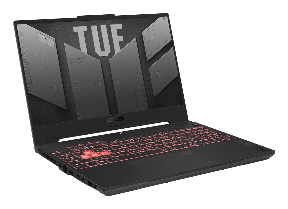 ASUS TUF Gaming A15 Laptop - 39.6 cm (15.6&quot;) - AMD Ryzen™ 5 7535HS - 8 GB DDR5-SDRAM - 512 GB SSD - NVIDIA GeForce RTX 4050 - Wi-Fi 6 - Windows 11 Home - Black / Grey