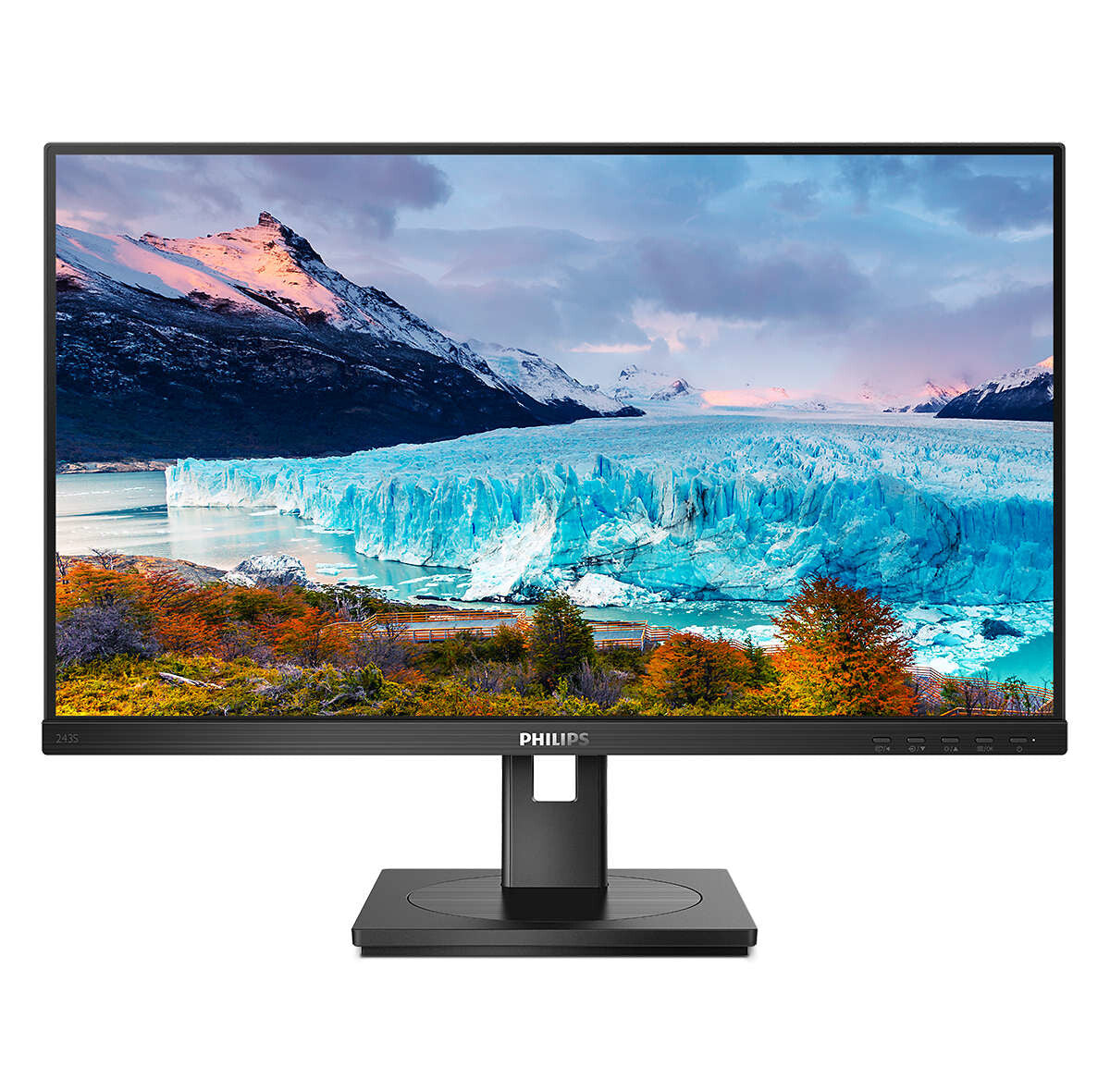 Philips S Line 243S1/00 computer monitor 60.5 cm (23.8&quot;) 1920 x 1080 pixels Full HD LCD Black