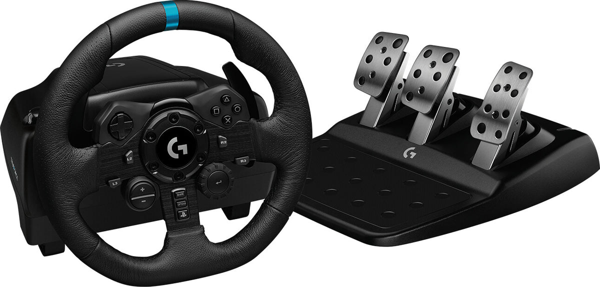 Logitech G - G923 Racing Wheel and Pedals for PC / PS4 / PS5