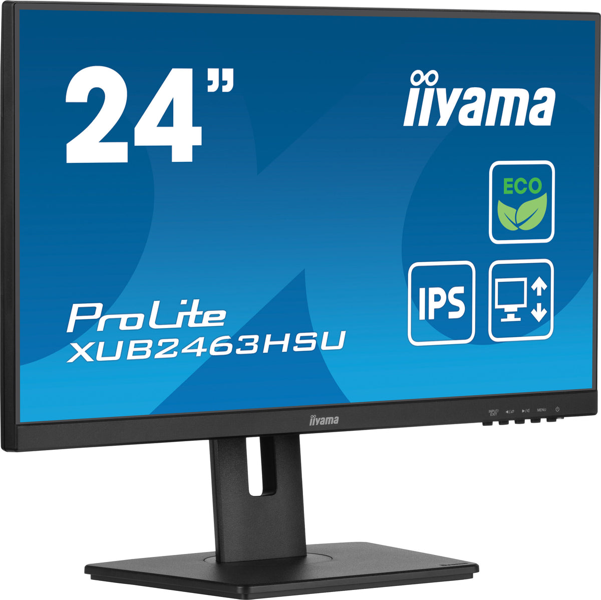 iiyama ProLite XUB2463HSU-B1 - 61 cm (24&quot;) - 1920 x 1080 pixels FHD LED Monitor