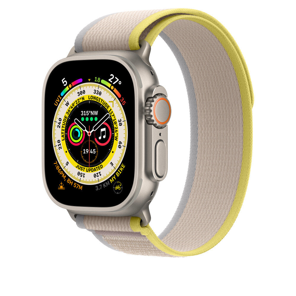 Apple MQEH3ZM/A - 49mm Yellow/Beige Trail Loop M/L