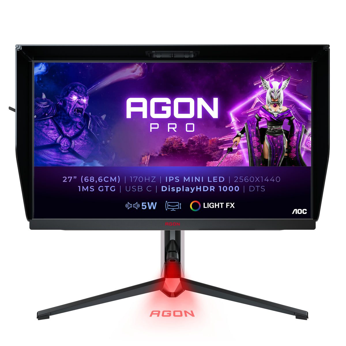 AOC AG274QXM - 68.6 cm (27&quot;) - 2560 x 1440 pixels QHD LED Monitor