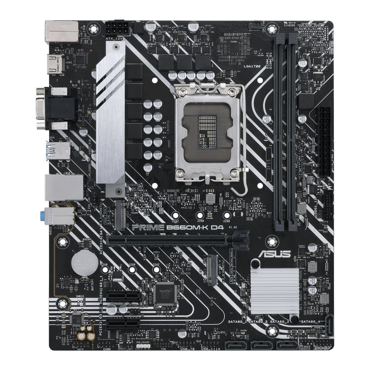 ASUS PRIME B660M-K D4 micro ATX motherboard - Intel B660 LGA 1700