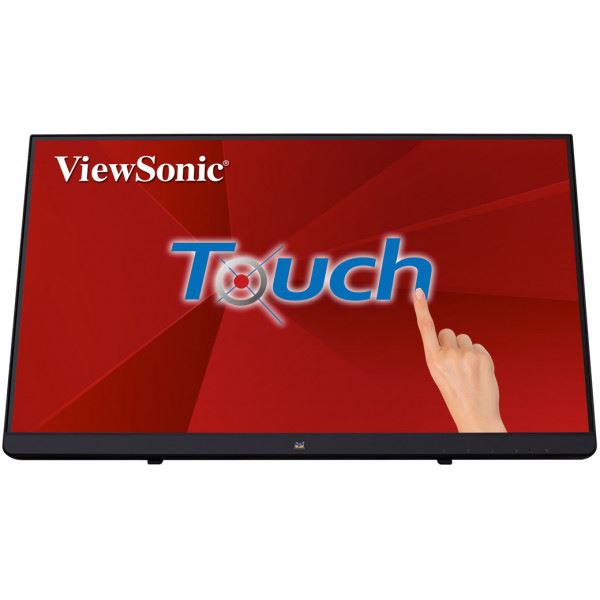 Viewsonic TD2230 Computer Monitor 54.6 cm (21.5&quot;) 1920 x 1080 pixels Full HD LCD Touchscreen Multi-user Black