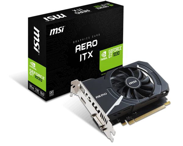 MSI AERO ITX OC - NVIDIA 2 GB GDDR5 GeForce GT 1030 graphics card