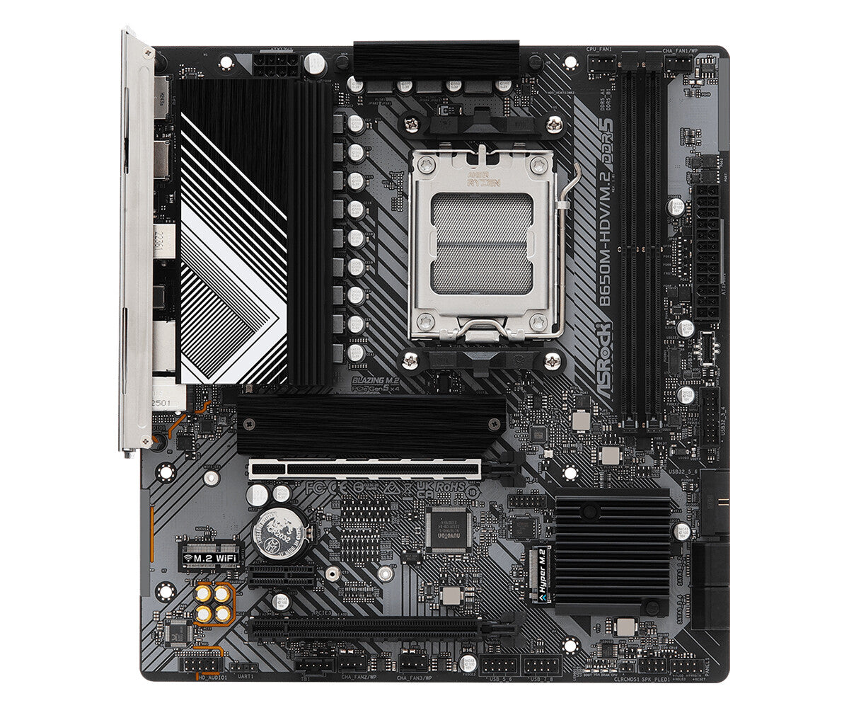 Asrock B650M-HDV/M.2 micro ATX motherboard - AMD B650 Socket AM5