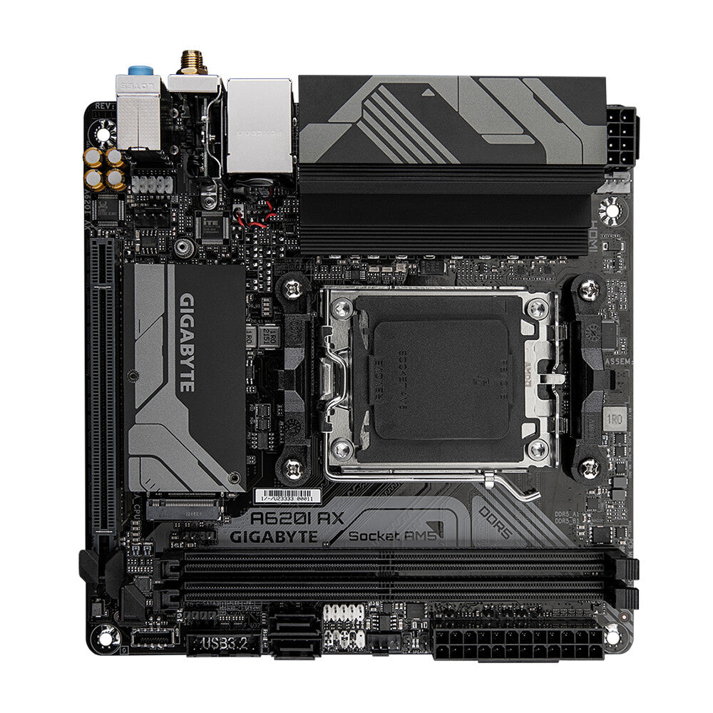 Gigabyte A620I AX Mini-ITX motherboard - AMD A620 Socket AM5