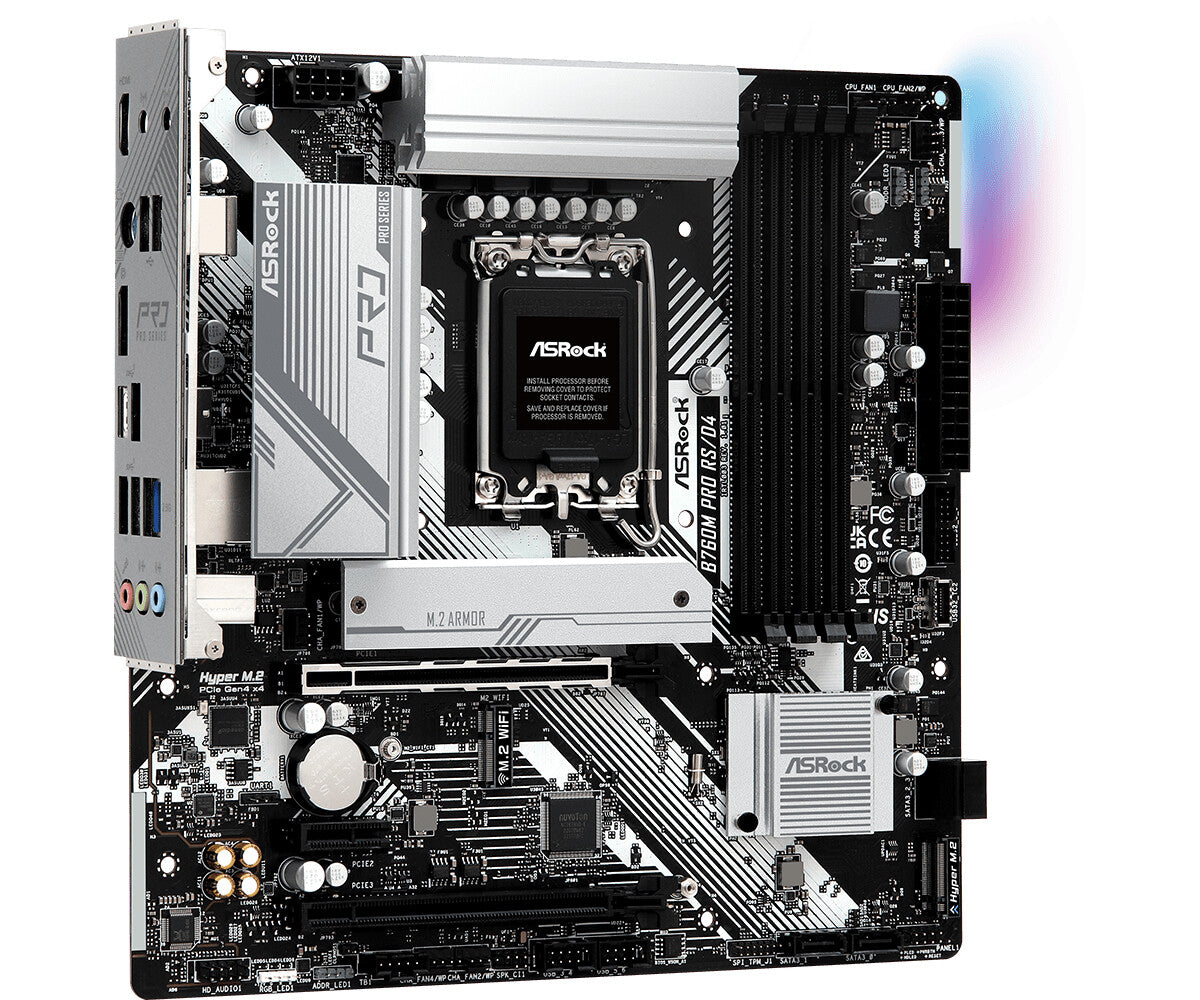 Asrock B760M PRO RS/D4 micro ATX motherboard - Intel B760 LGA 1700