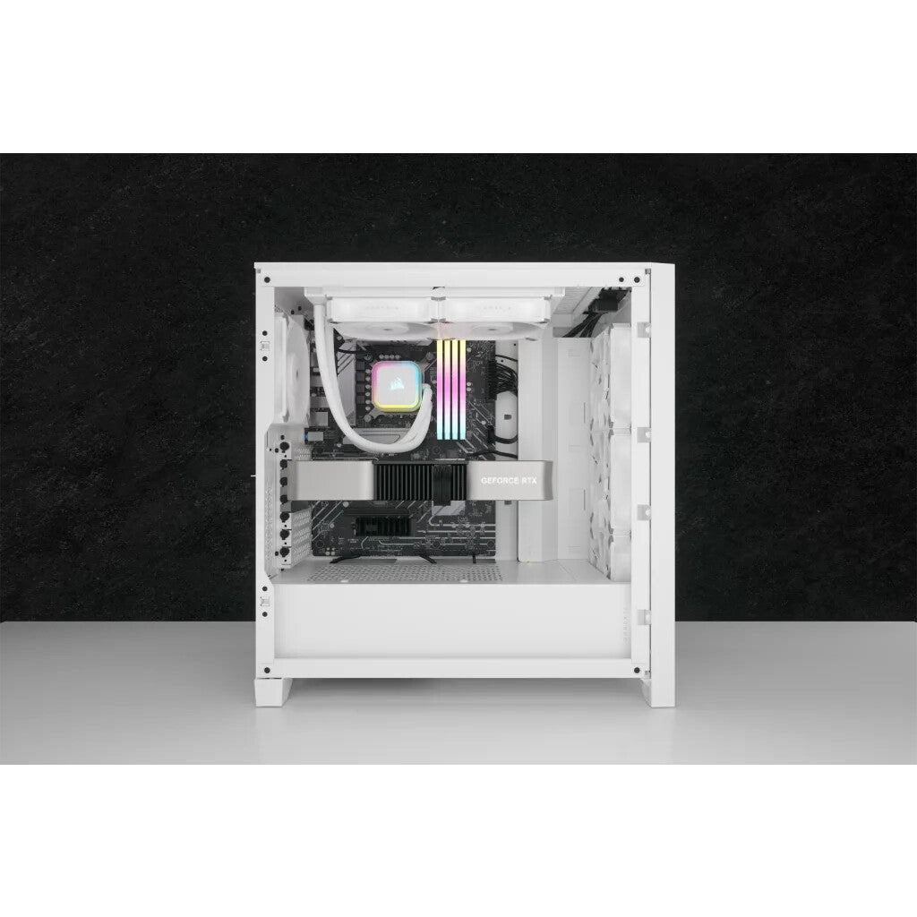 Corsair H100I Elite - All-in-one Liquid Processor Cooler in White - 120mm