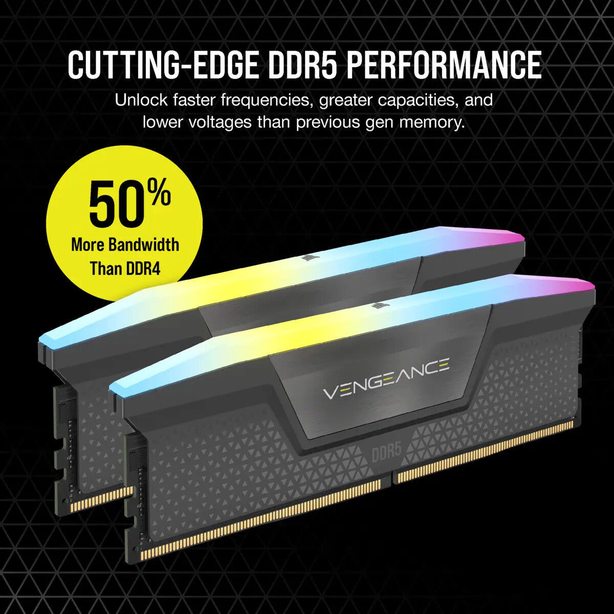 Corsair Vengeance RGB - 32 GB 2 x 16 GB DDR5 5200 MHz memory module