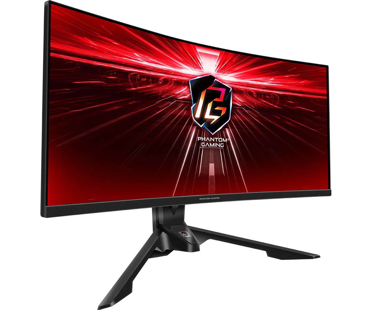 Asrock PG34WQ15R3A computer monitor 86.4 cm (34&quot;) 3440 x 1440 pixels Wide Quad HD OLED Black