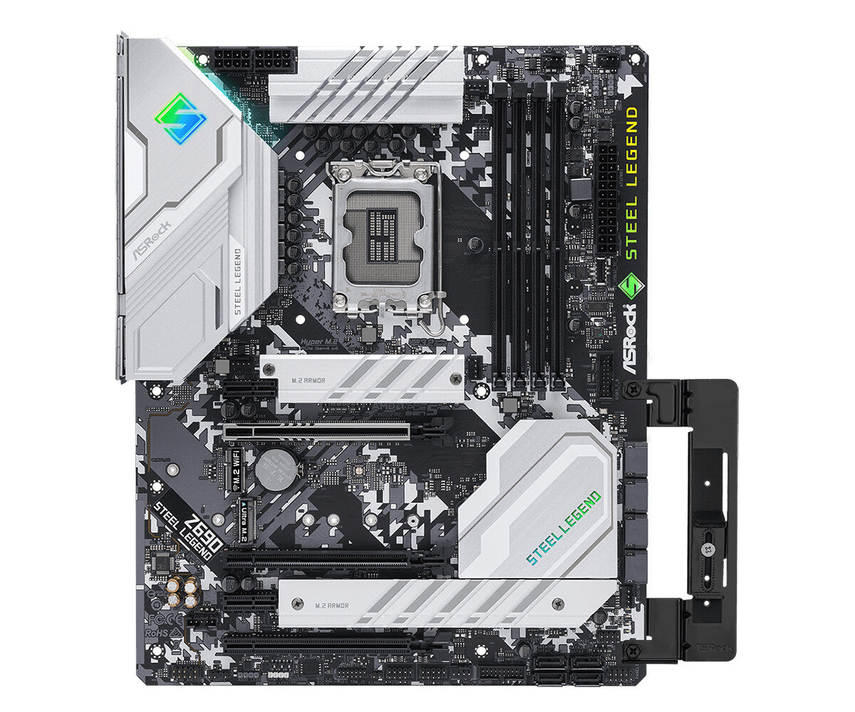 Asrock Z690 Steel Legend ATX motherboard - Intel Z690 LGA 1700