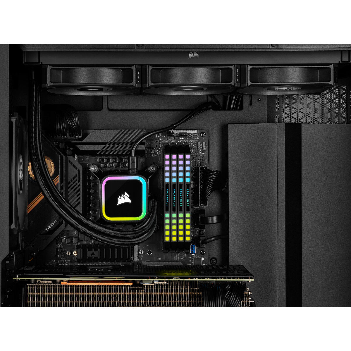 Corsair iCUE H150i RGB ELITE - All-in-one Liquid Processor Cooler in Black - 360mm