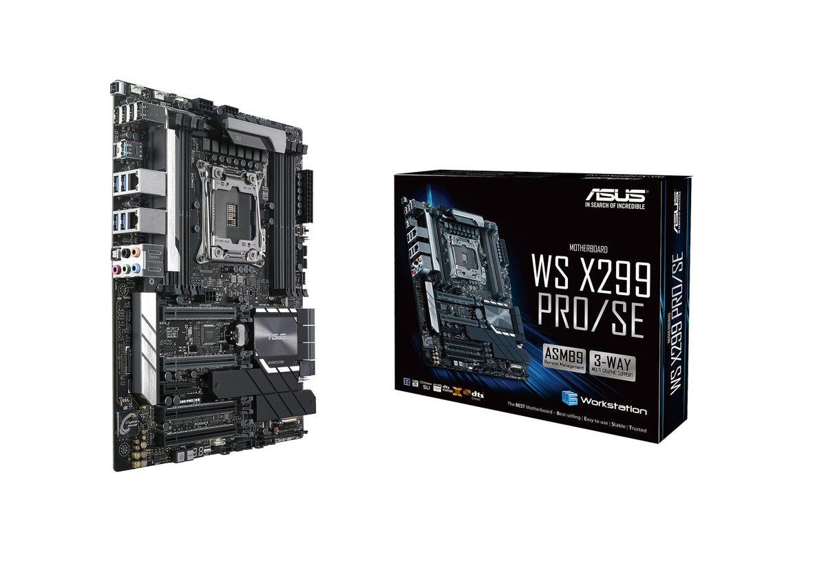 ASUS WS X299 PRO/SE ATX motherboard - Intel® X299 LGA 2066 Socket R4