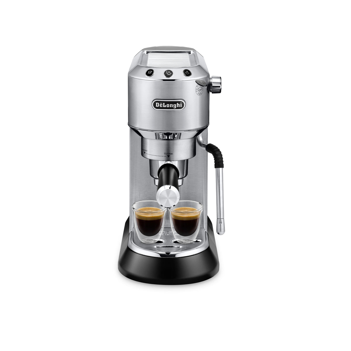 De&#39;Longhi Dedica Arte Metallics - Espresso Coffee Machine in Stainless Steel