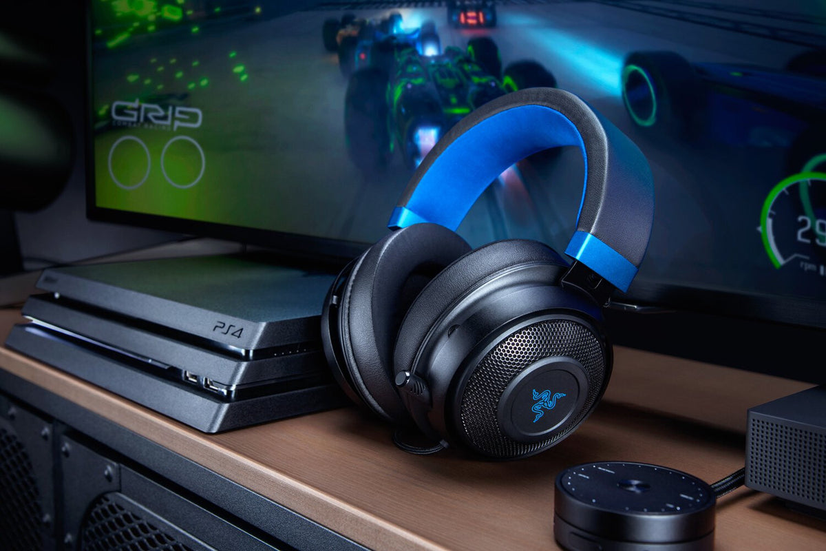 Razer Kraken for Console - Wired Gaming Headset in Black / Blue