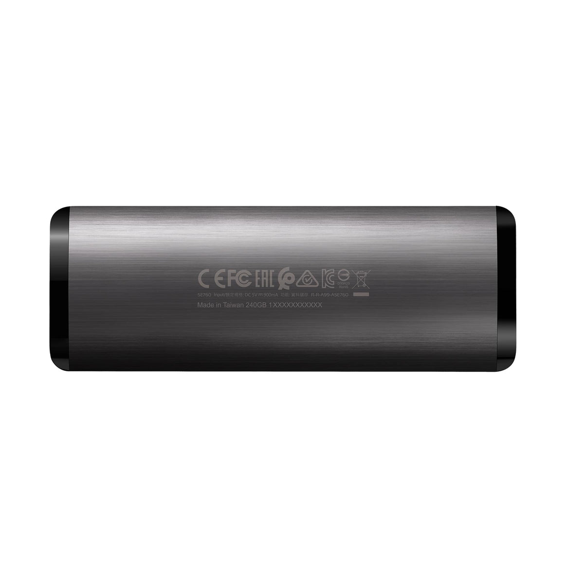 ADATA SE760 - USB Type-C External SSD in Titanium - 256 GB