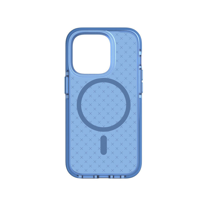 Tech21 Evo Check with MagSafe for iPhone 14 Pro in Tranquil Blue