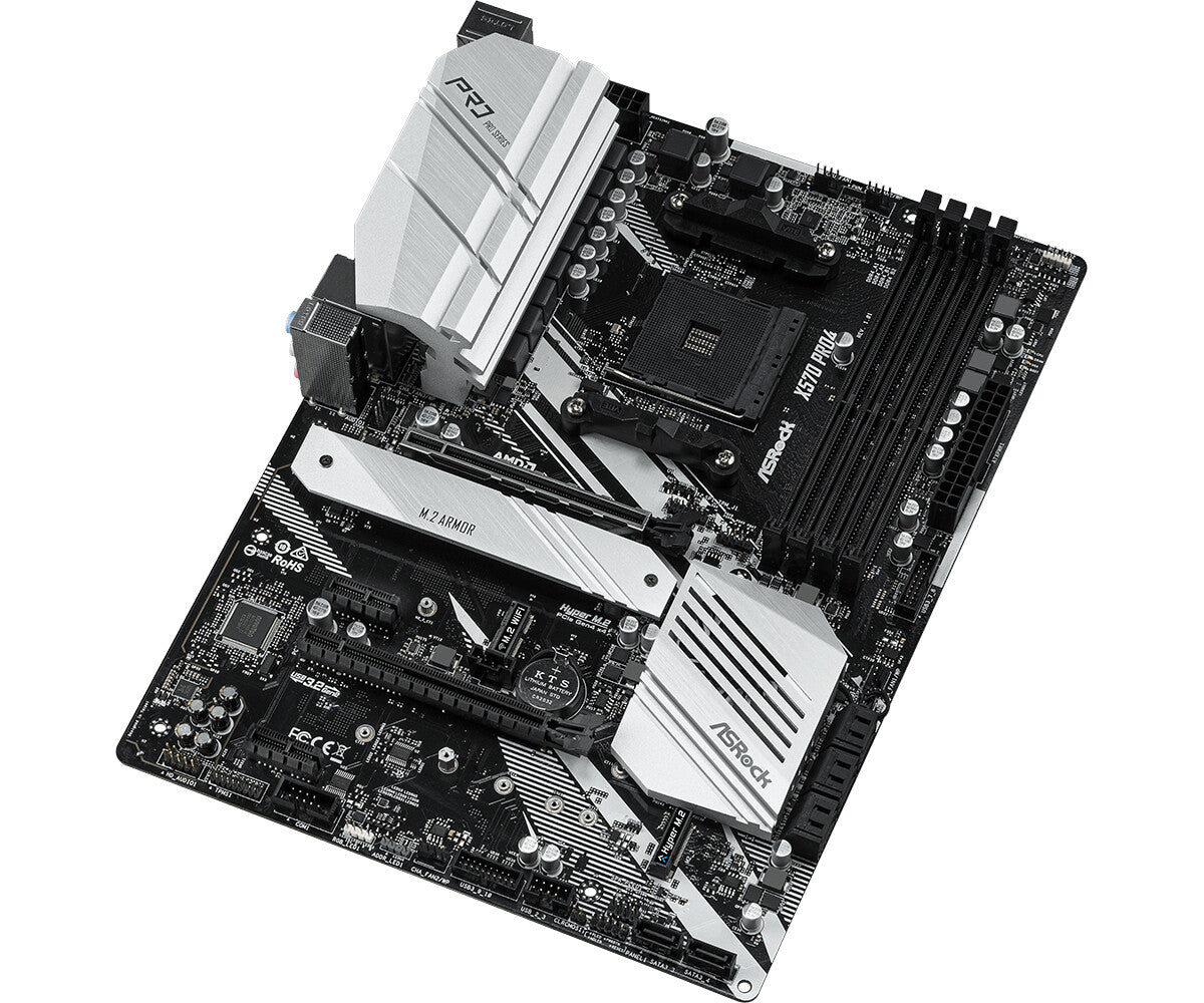 Asrock X570 Pro4 ATX motherboard - AMD X570 Socket AM4