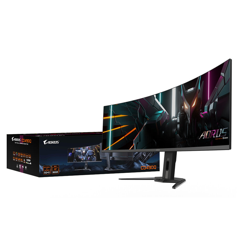 Gigabyte CO49DQ OLED - 124.5 cm (49&quot;) - 5120 x 1440 pixels DQHD OLED Curved Gaming Monitor