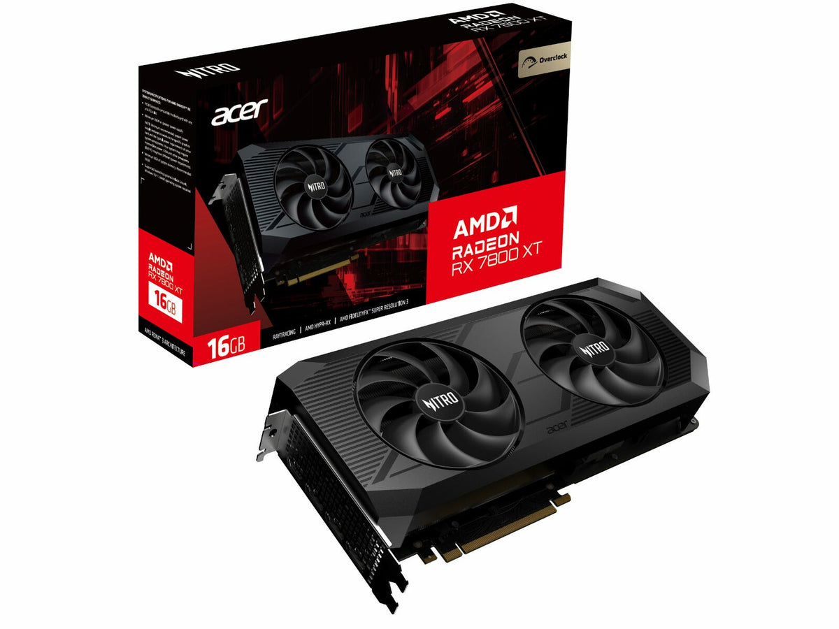 Acer Nitro OC  - AMD 16 GB GDDR6 Radeon RX 7800 XT graphics card