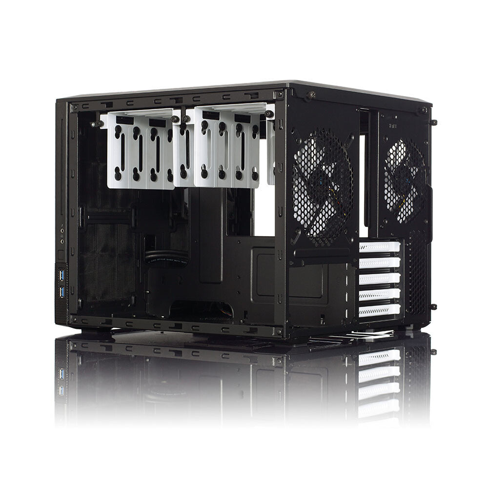 Fractal Design NODE 804 - MicroATX Mid Tower Case in Black