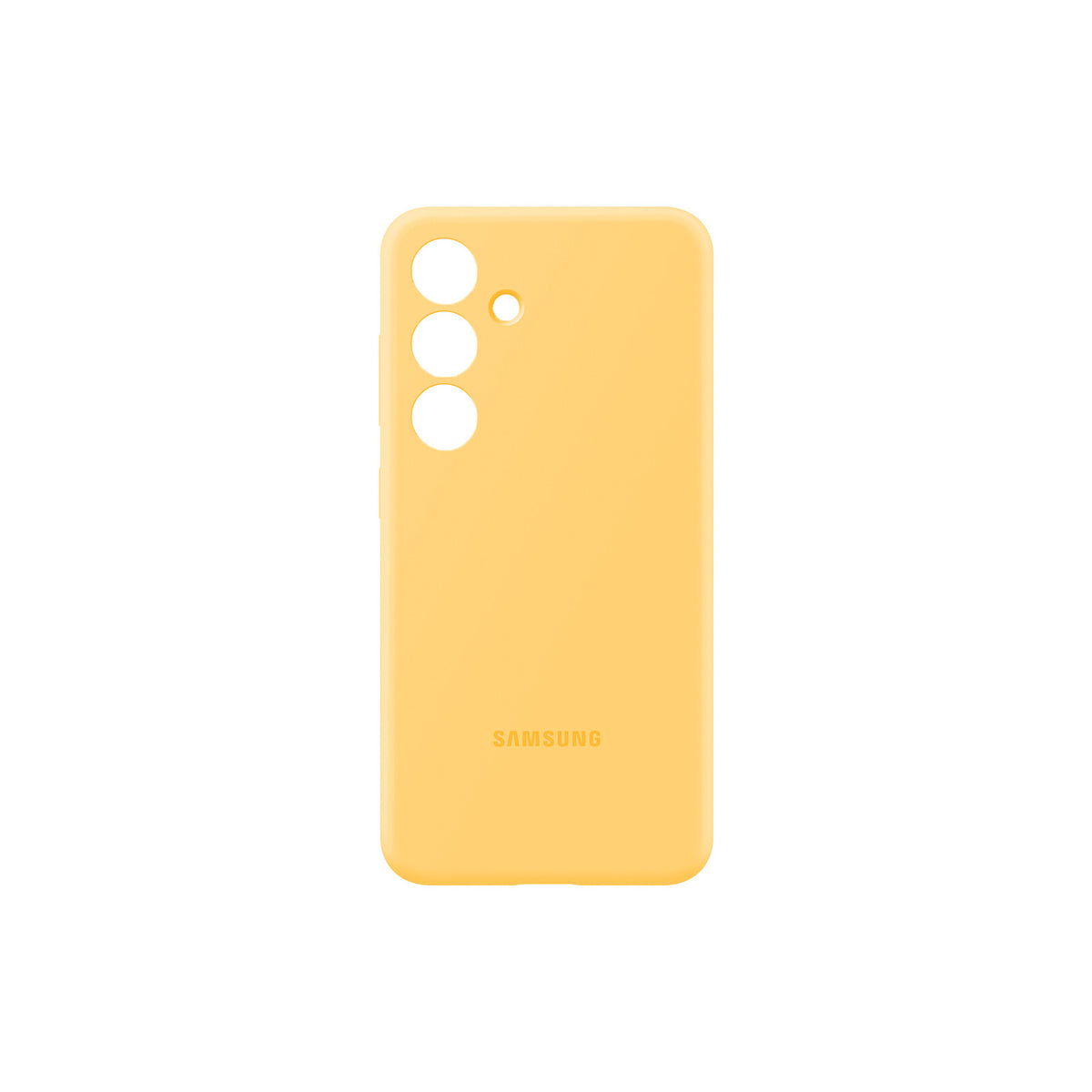 Samsung Silicone Case for Galaxy S24 in Yellow