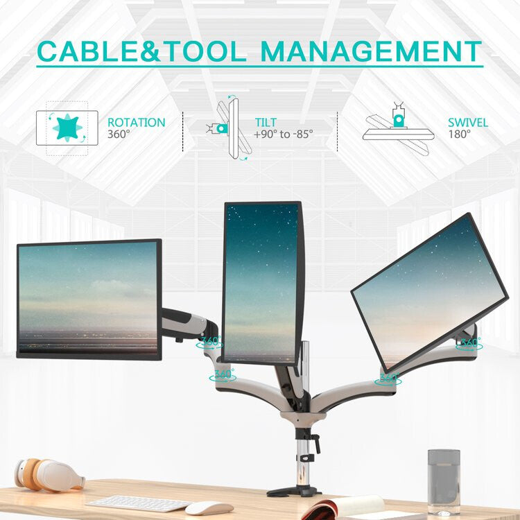 Amer Mounts HYDRA3XL - Desk monitor mount for 71.1 cm (28&quot;)