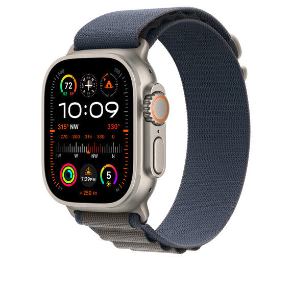 Apple MT5L3ZM/A - 49mm Blue Alpine Loop - Medium