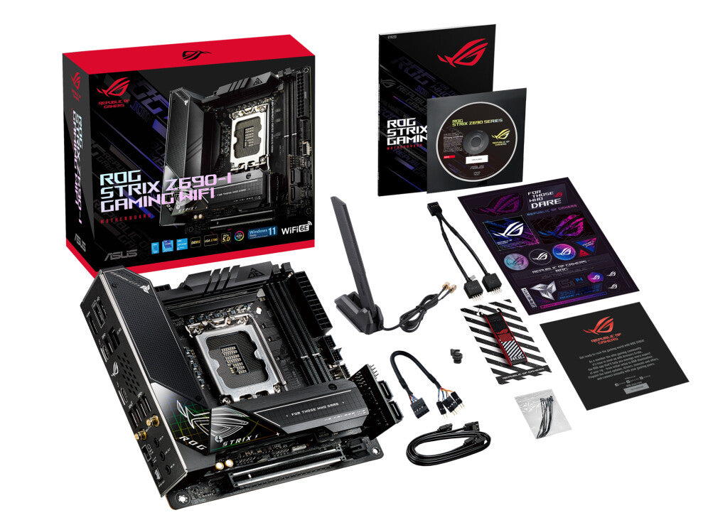 ASUS ROG STRIX Z690-I GAMING WIFI mini ITX motherboard - Intel Z690 LGA 1700