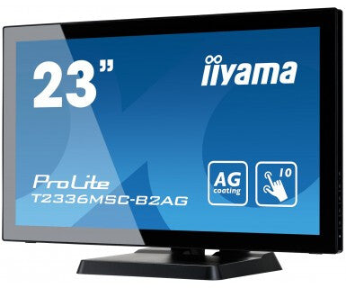 iiyama ProLite T2336MSC-B2AG - 58.4 cm (23&quot;) - 1920 x 1080 pixels FHD LED Touchscreen Monitor